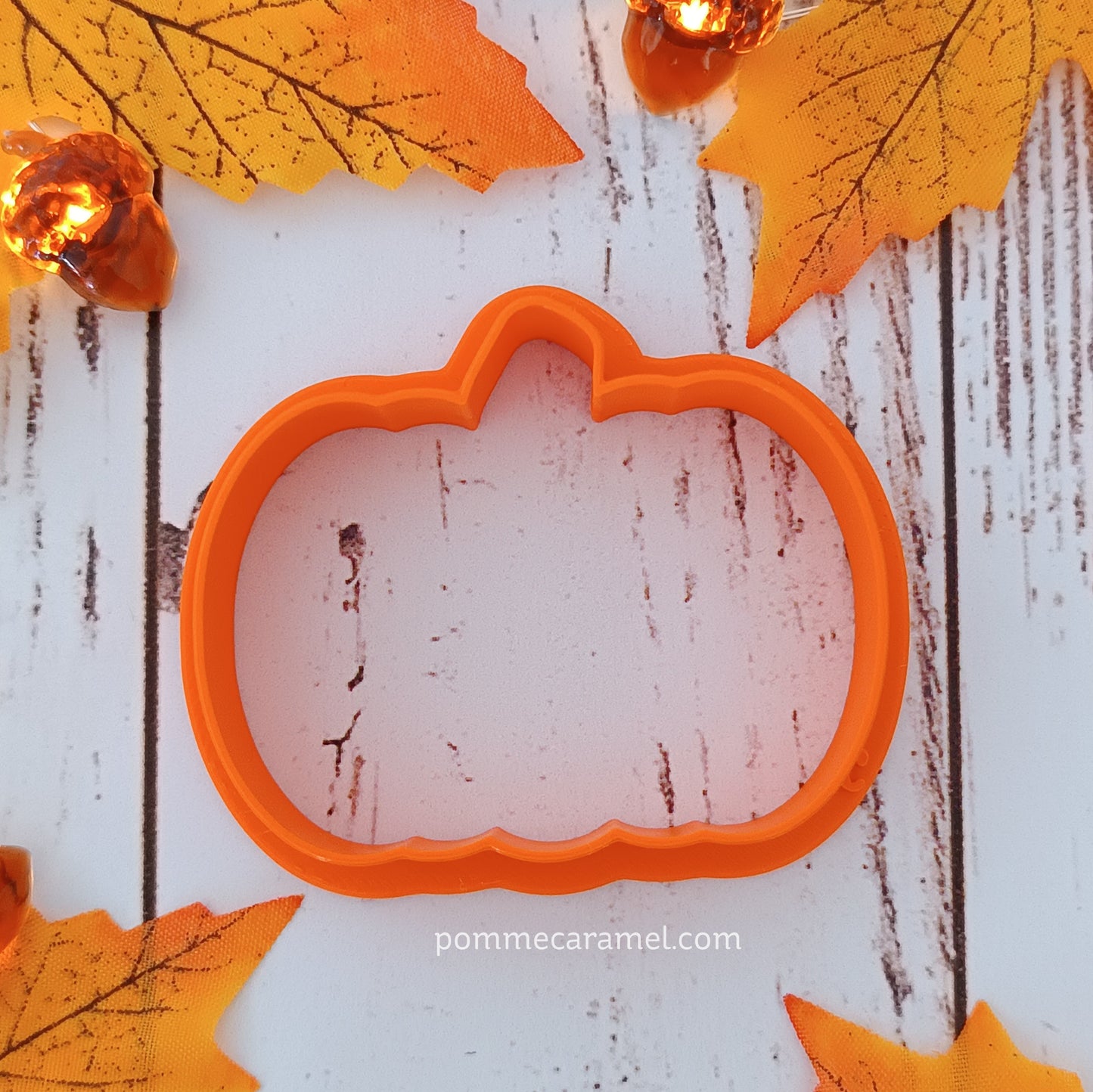 Emporte-Pièce Tampon Citrouille Orange Pomme Caramel