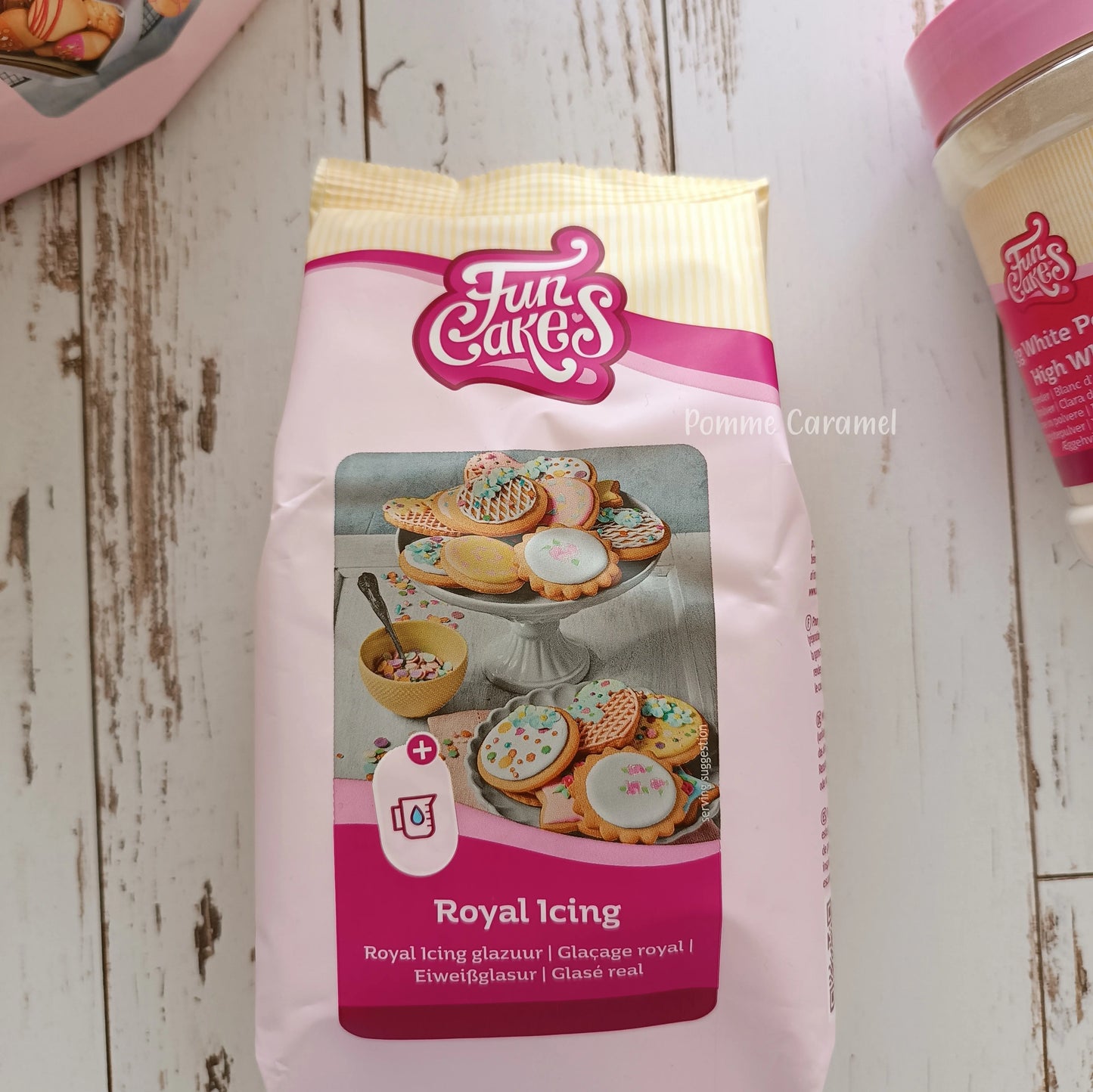 Funcakes - Mix pour Glaçage Royal 450 g Funcakes