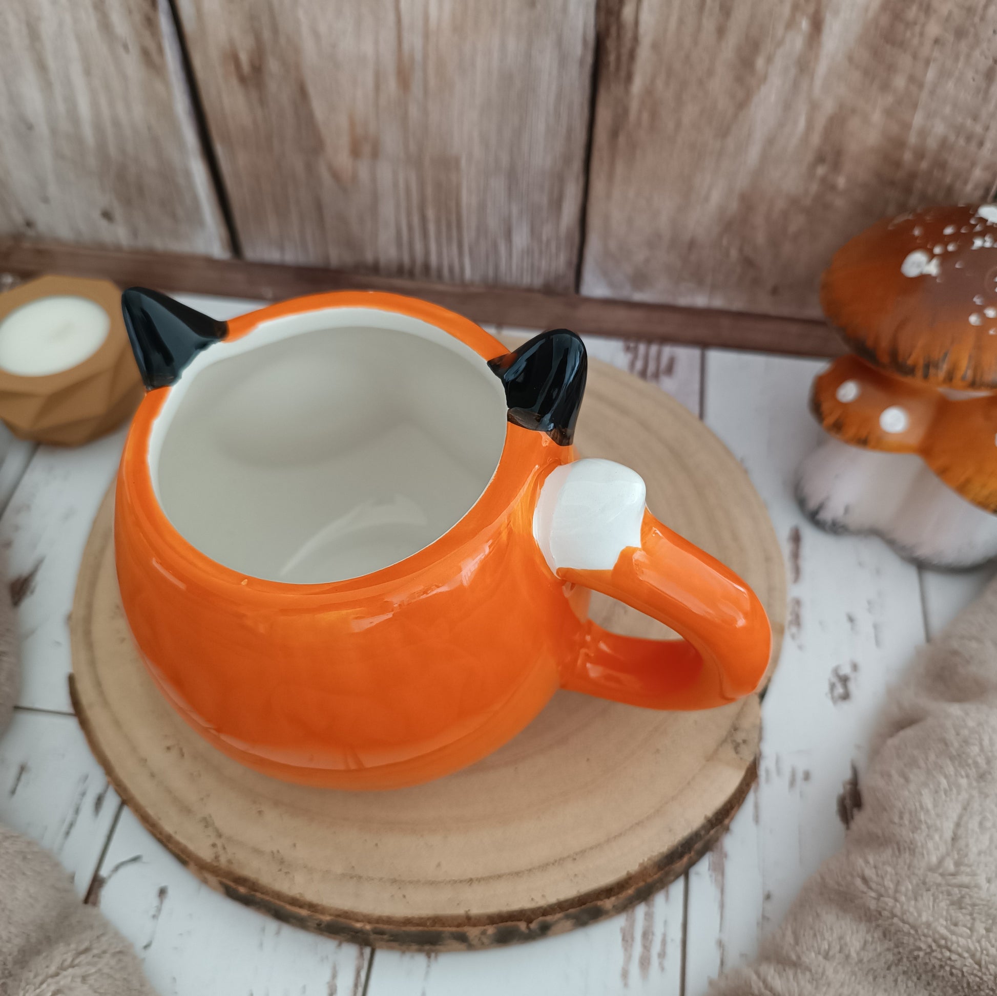 Mug Renard Orange et Oreilles Noires Winkee