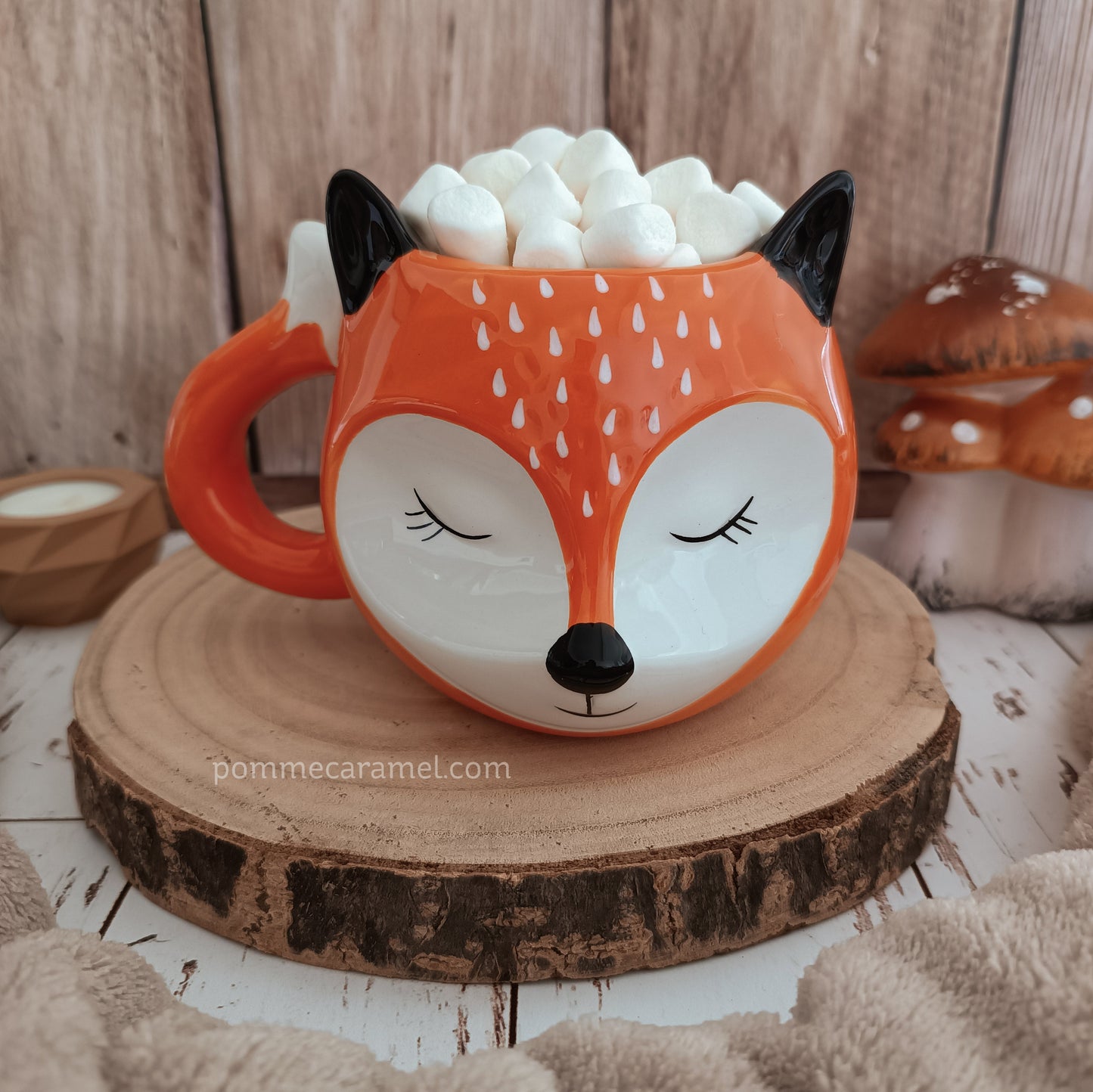 Mug Renard Orange et Oreilles Noires Winkee
