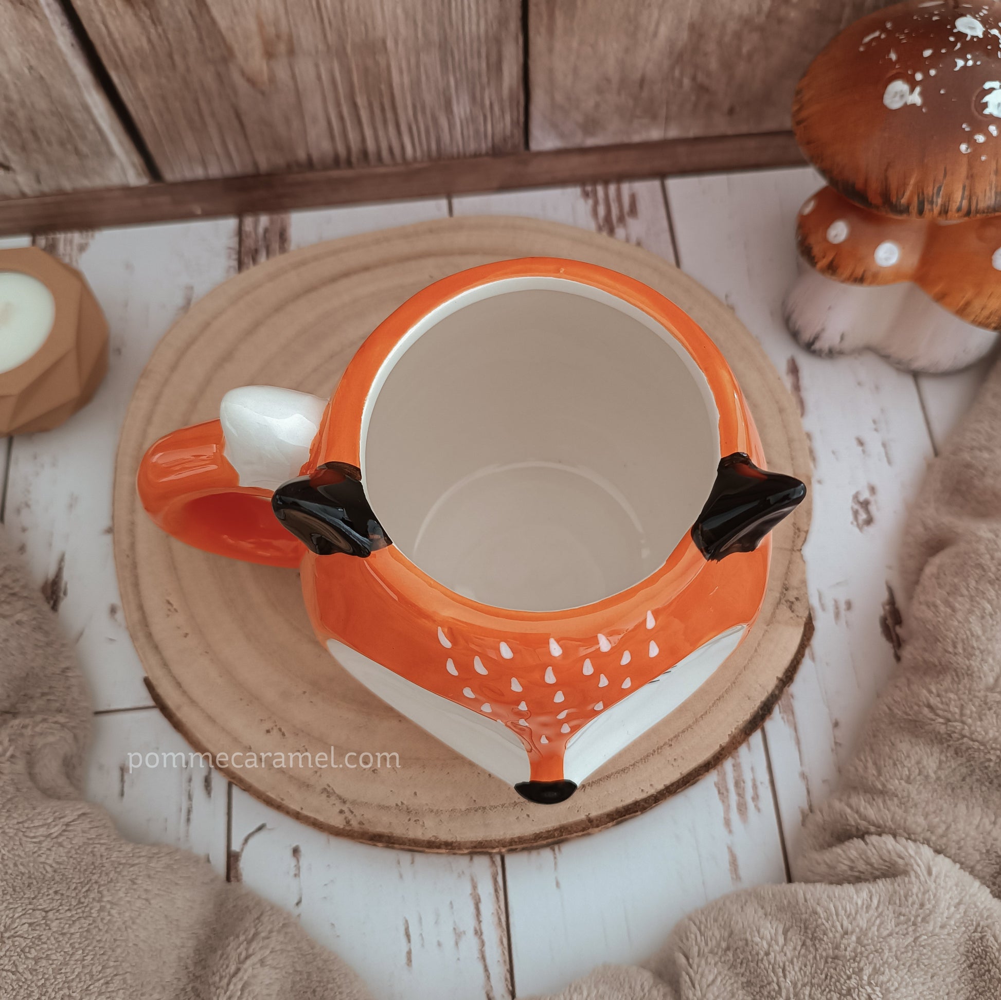 Mug Renard Orange et Oreilles Noires Winkee
