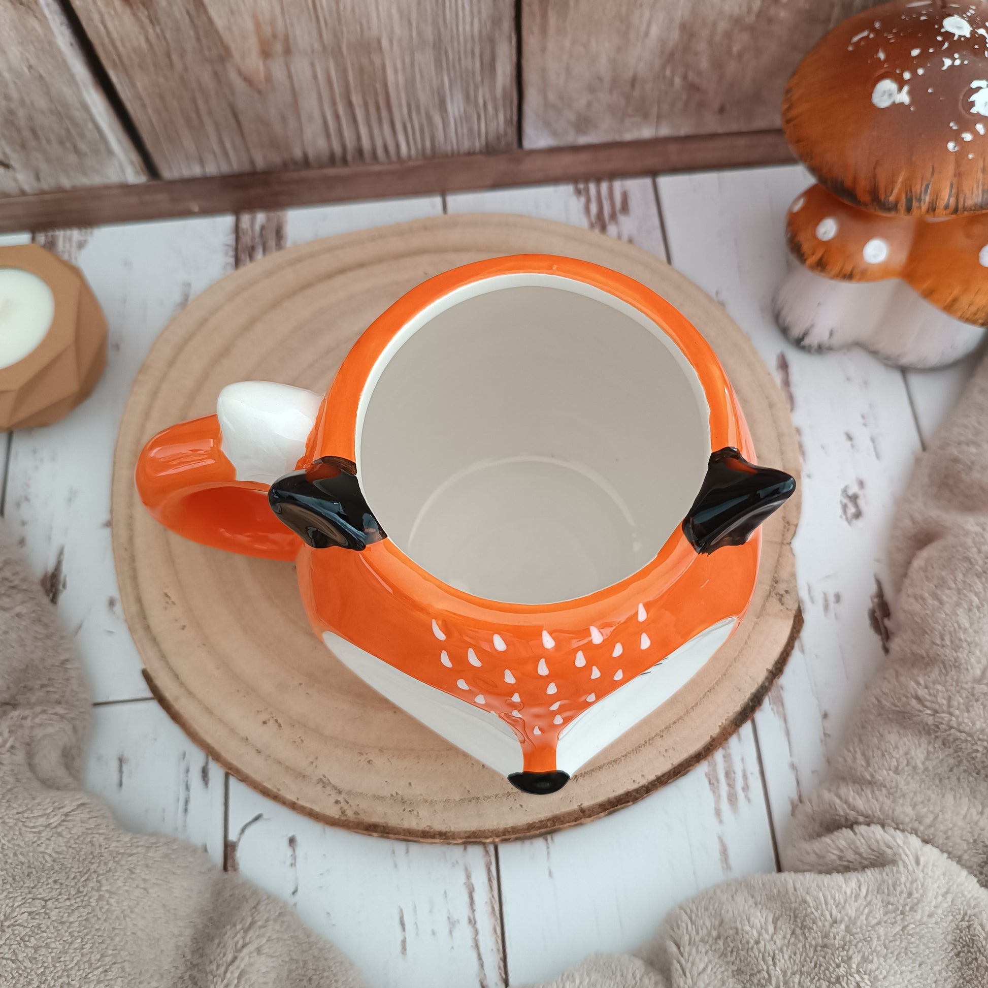 Mug Renard Orange et Oreilles Noires Winkee