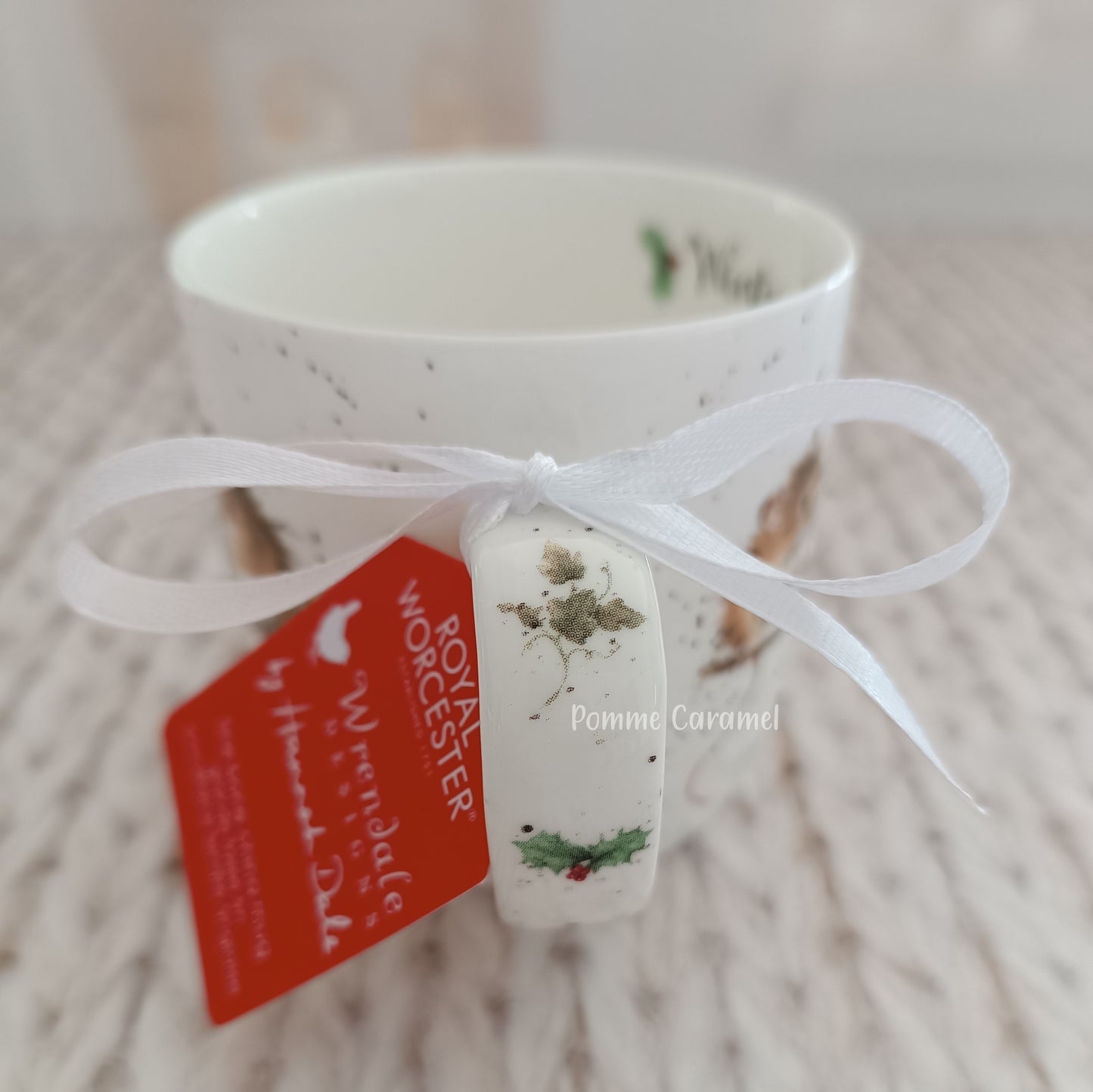 Wrendale Designs - Mug Souris Houx de Noël