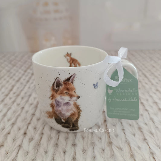 Mug Renard Papillon Wrendale Designs