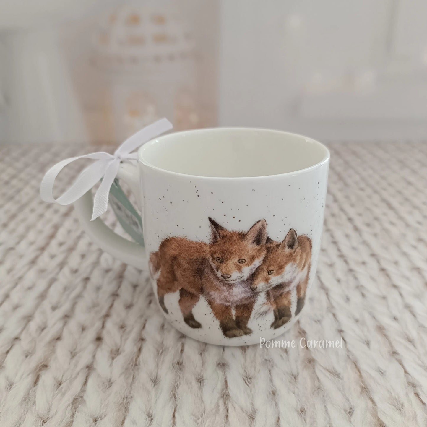 Mug Renard Papillon Wrendale Designs