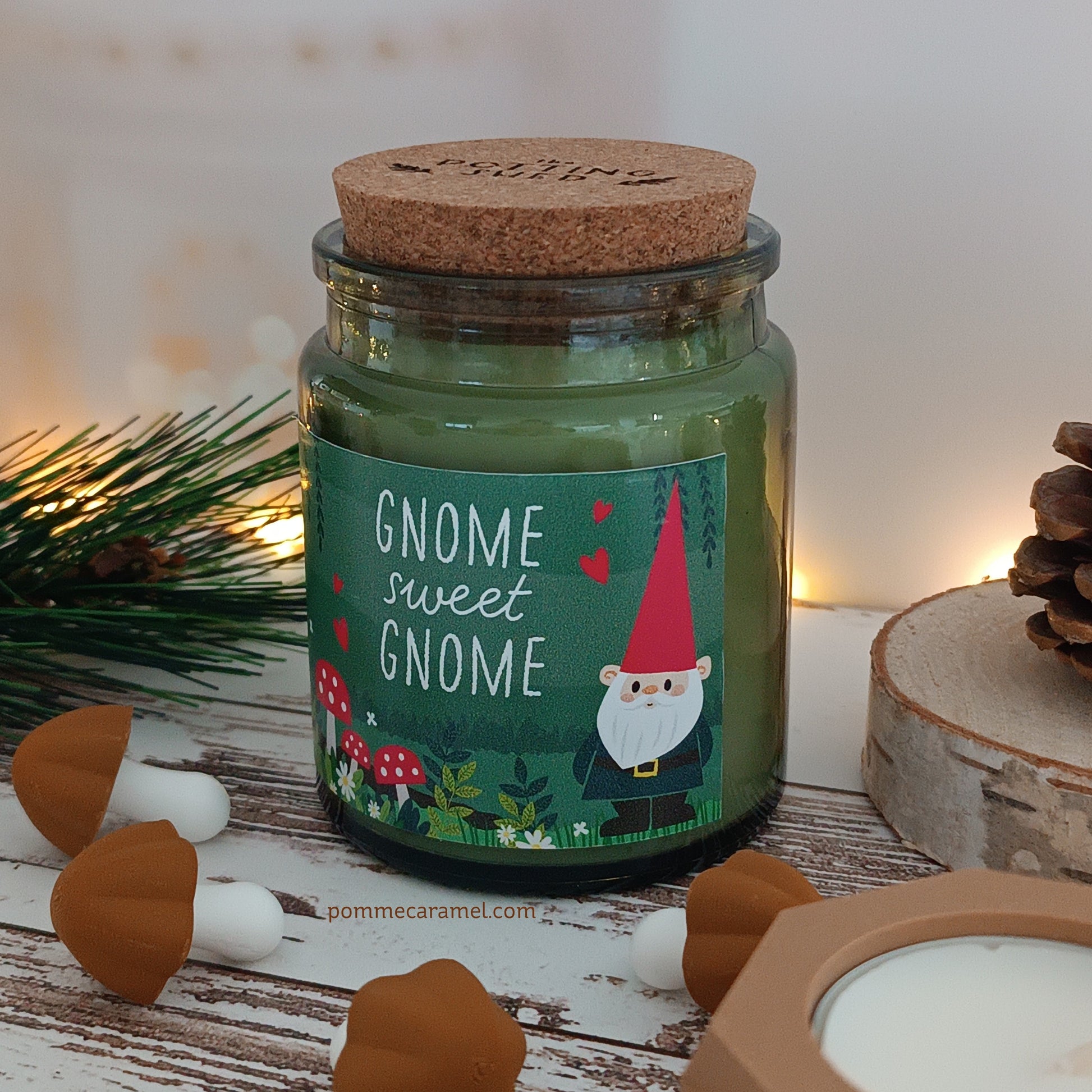Bougie 'gnome sweet gnome' Something Different Wholesale