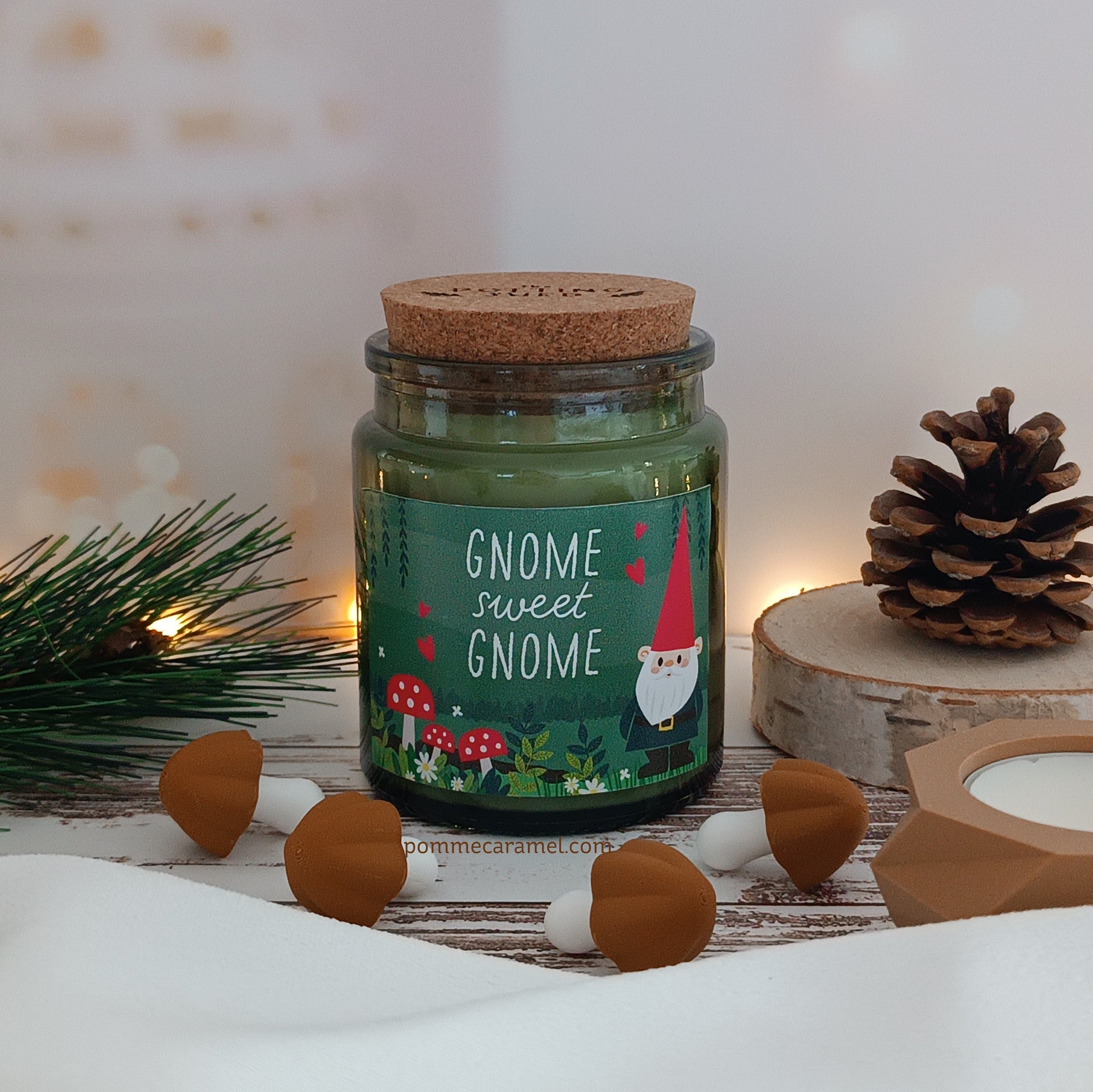 Bougie 'gnome sweet gnome' Something Different Wholesale