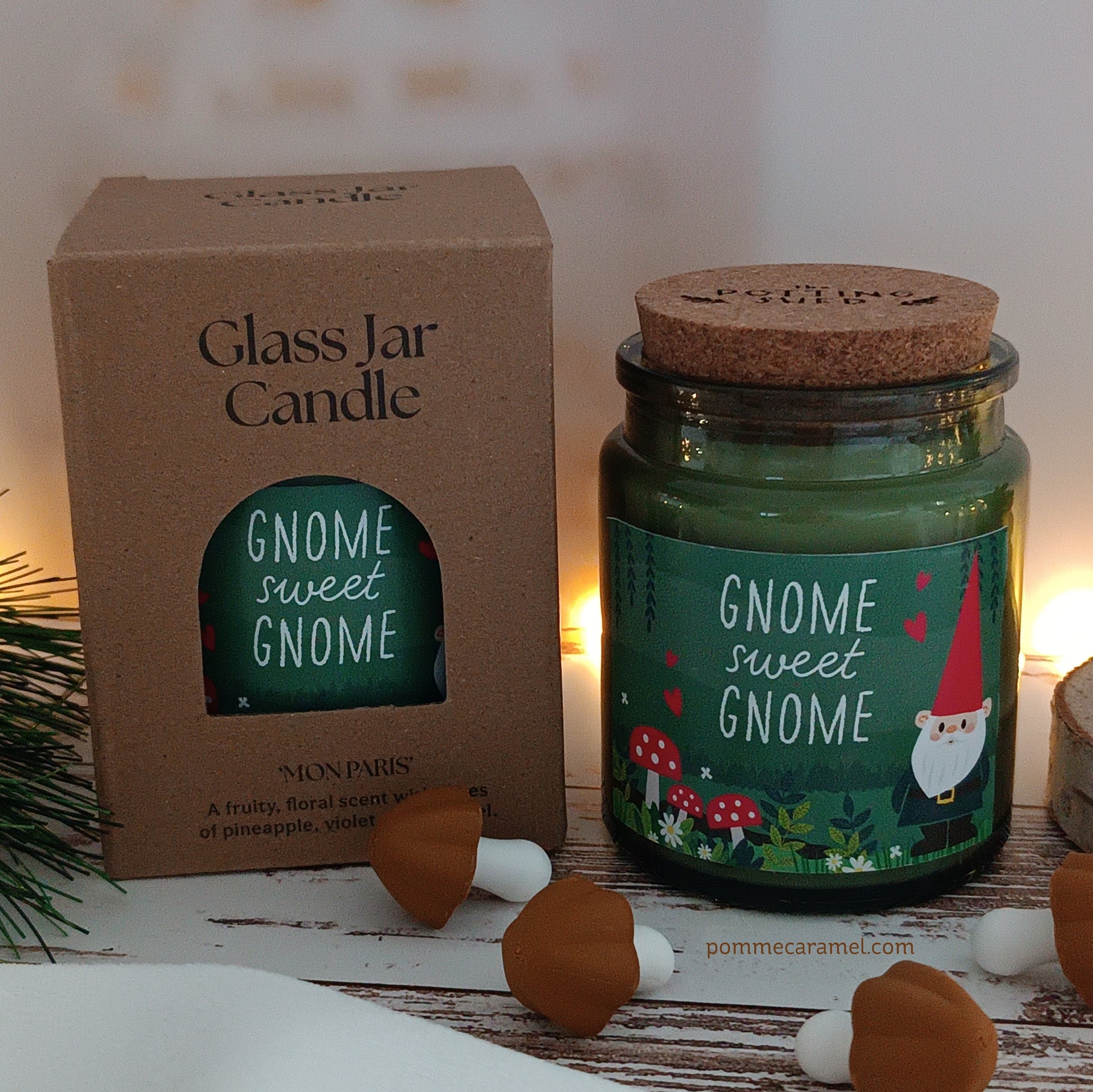 Bougie 'gnome sweet gnome' Something Different Wholesale