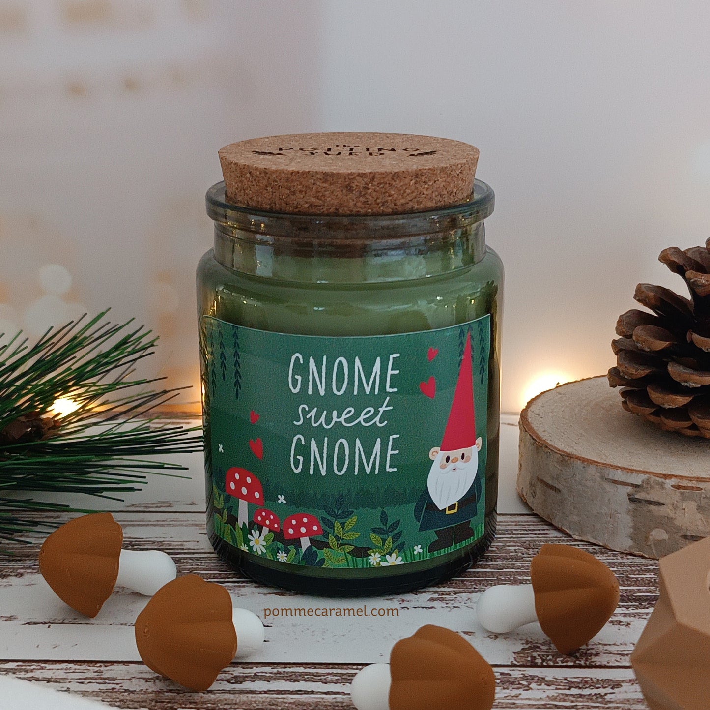 Bougie 'gnome sweet gnome' Something Different Wholesale