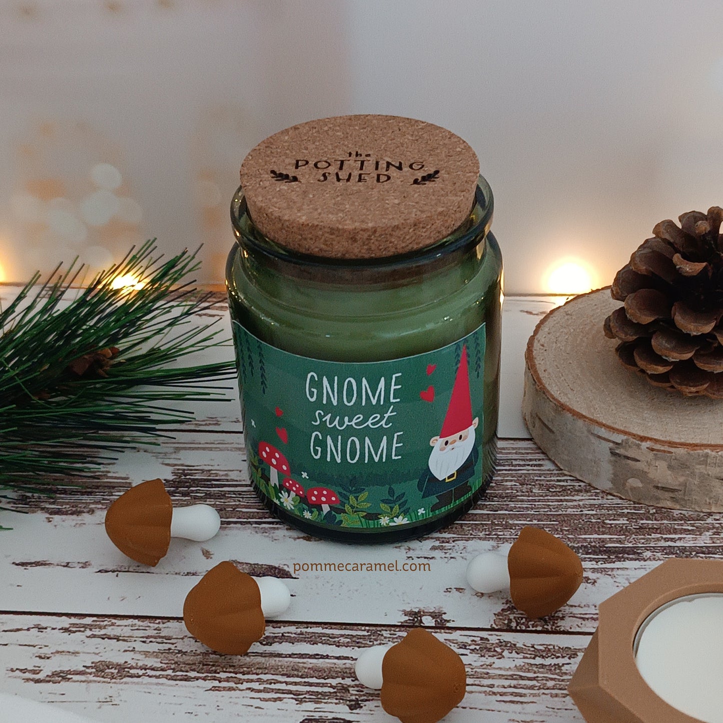 Bougie 'gnome sweet gnome' Something Different Wholesale