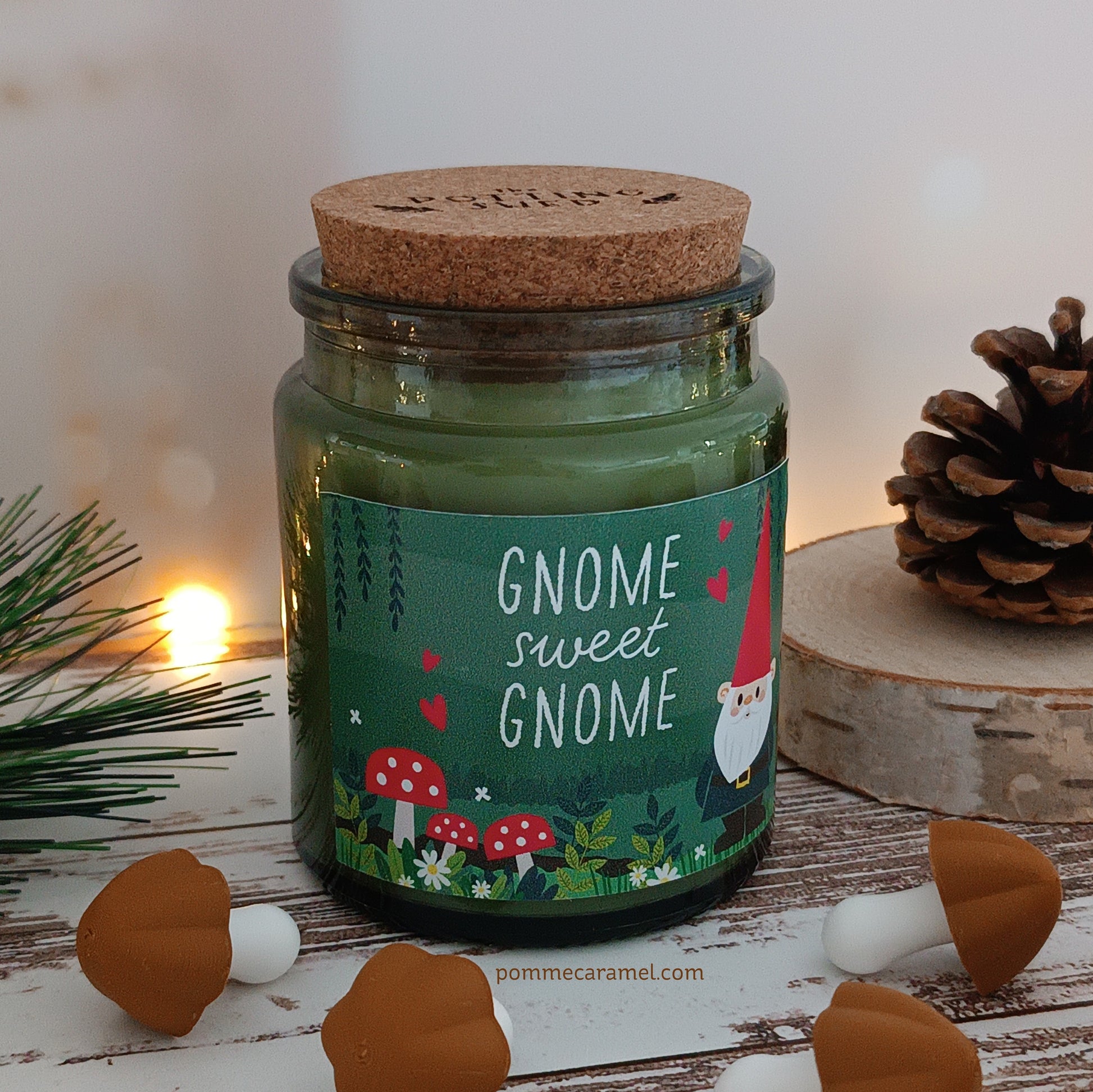 Bougie 'gnome sweet gnome' Something Different Wholesale