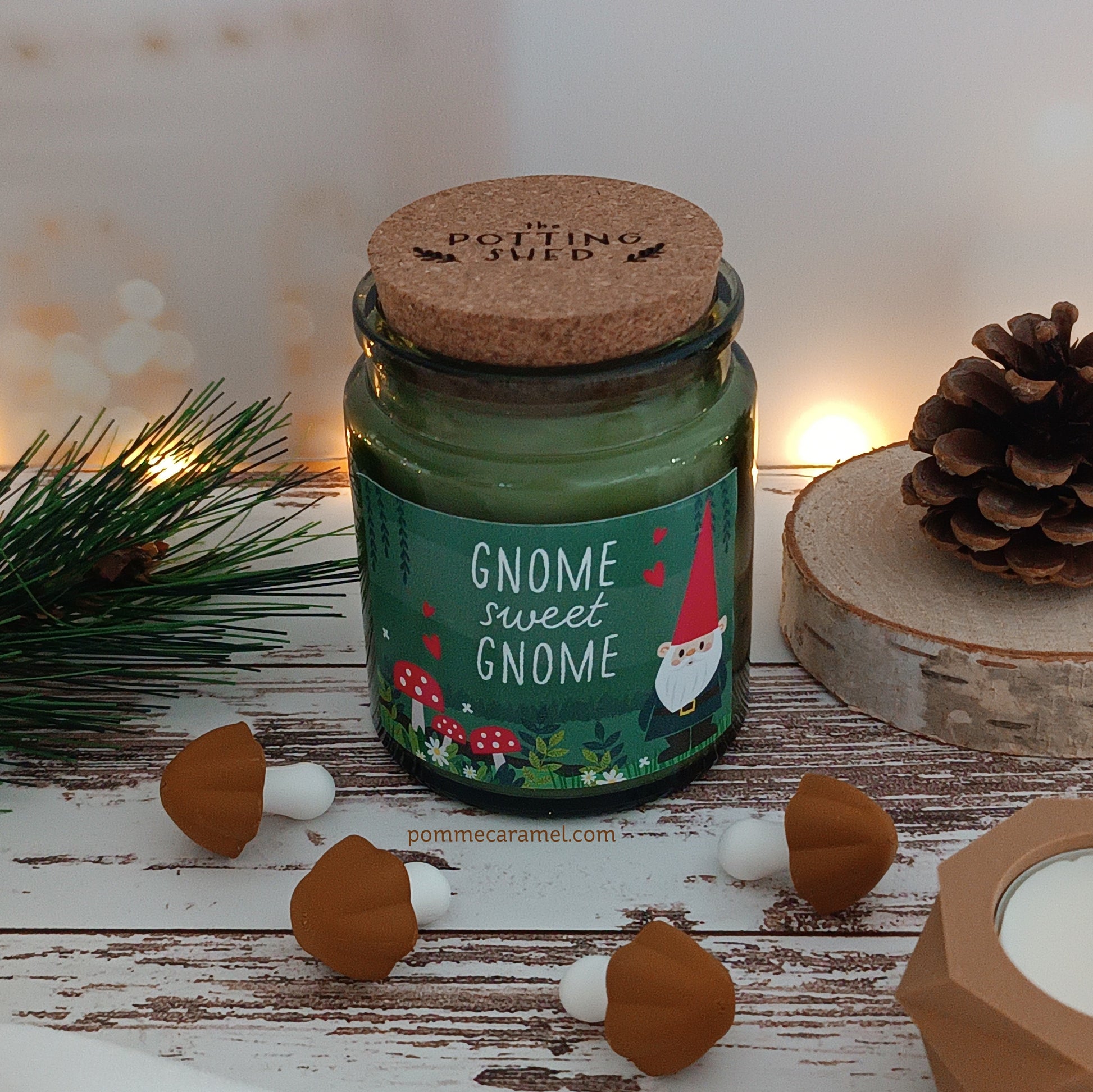 Bougie 'gnome sweet gnome' Something Different Wholesale