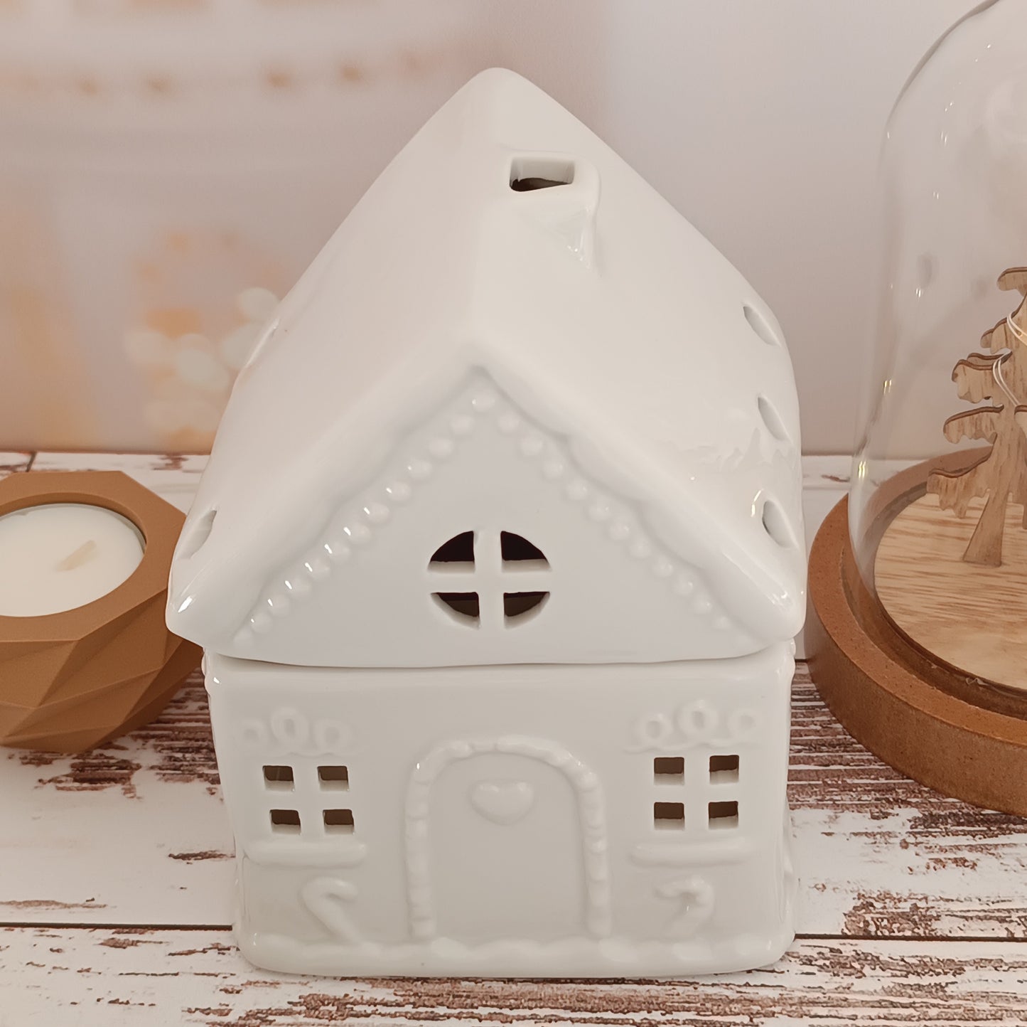 Brûle parfum maison blanche en pain d'épices Something Different Wholesale