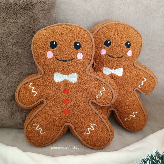 Coussin bouclette bonhomme en pain d'épices Something Different Wholesale