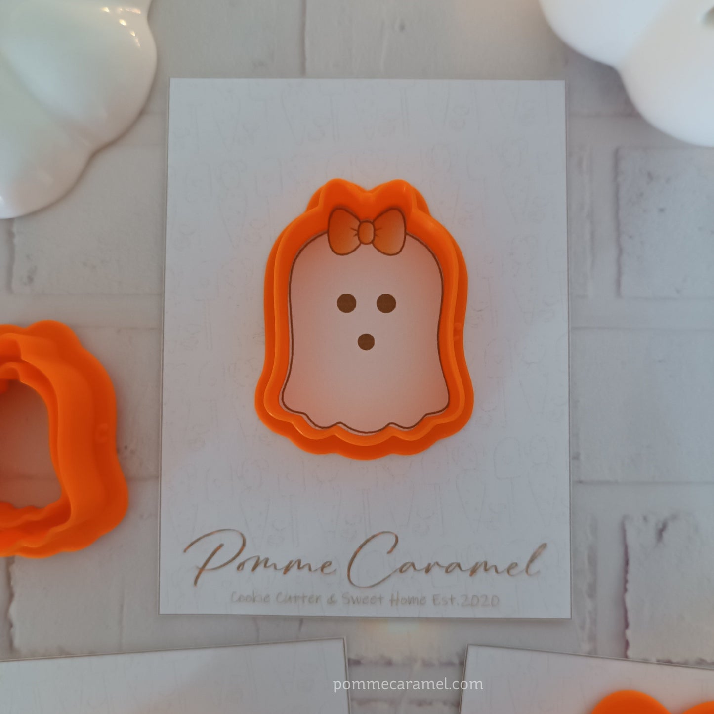 Emporte-Pièce Fantôme Fille Orange Pomme Caramel