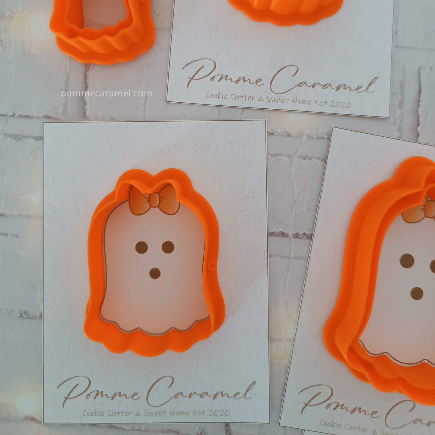 Emporte-Pièce Fantôme Fille Orange Pomme Caramel