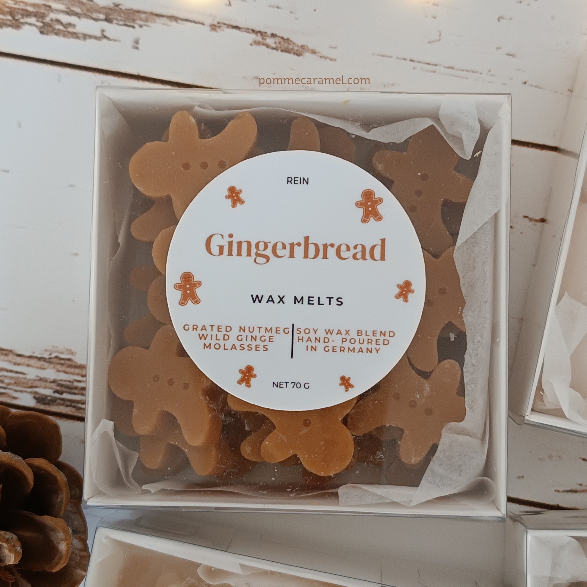 Fondants parfumés bonhommes pain d'épices senteurs de Noël Rein