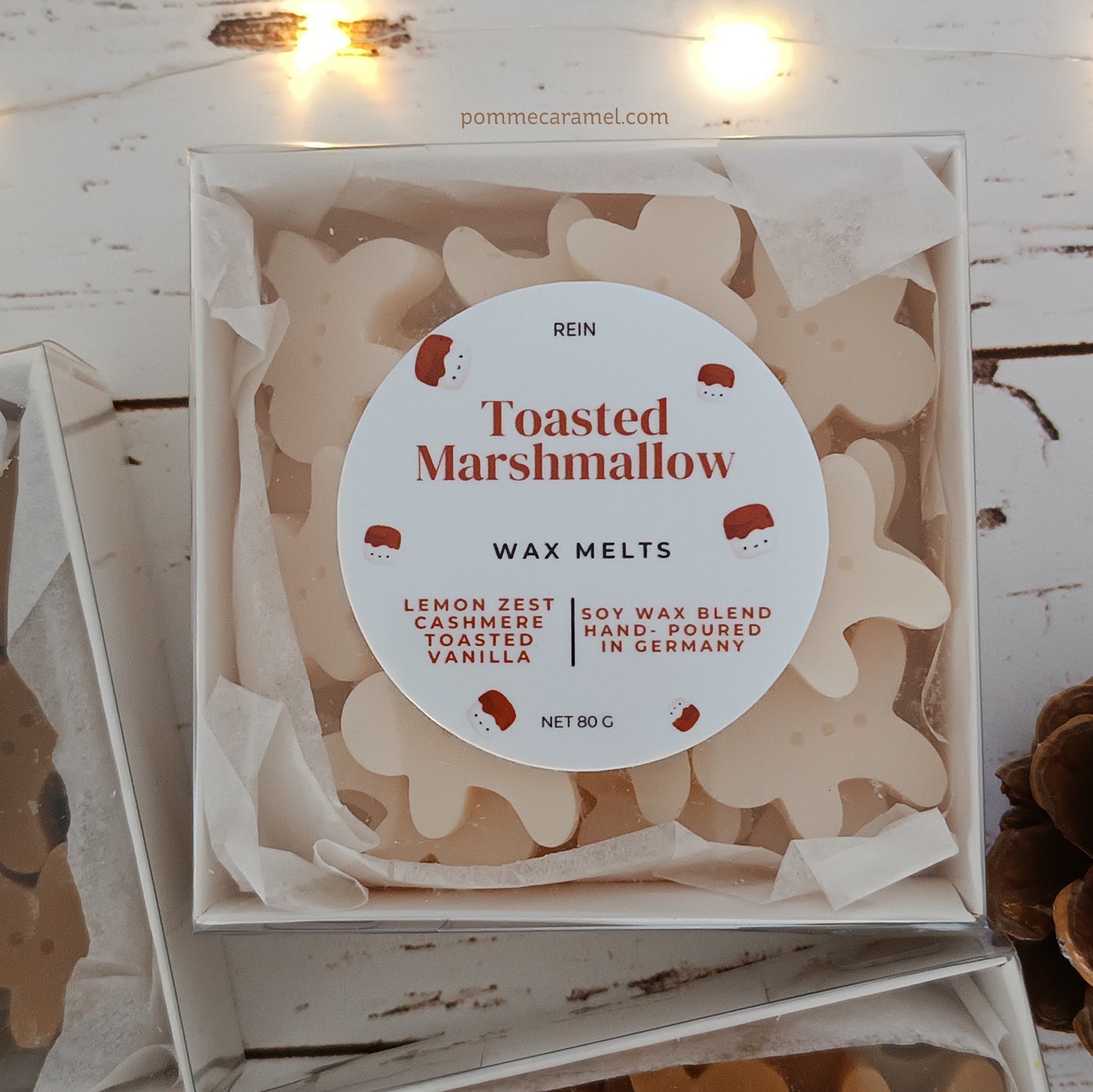 Fondants parfumés bonhommes pain d'épices senteurs de Noël Rein