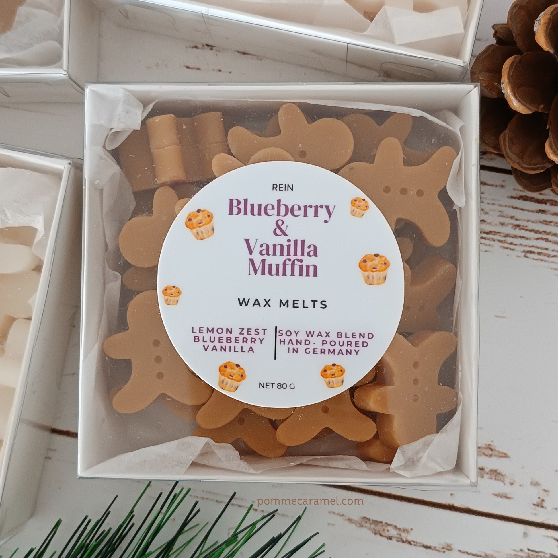 Fondants parfumés bonhommes pain d'épices senteurs de Noël Rein