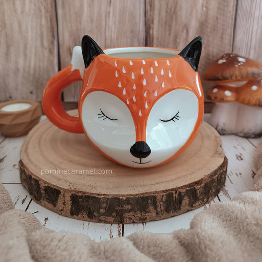 Mug Renard Orange et Oreilles Noires Winkee