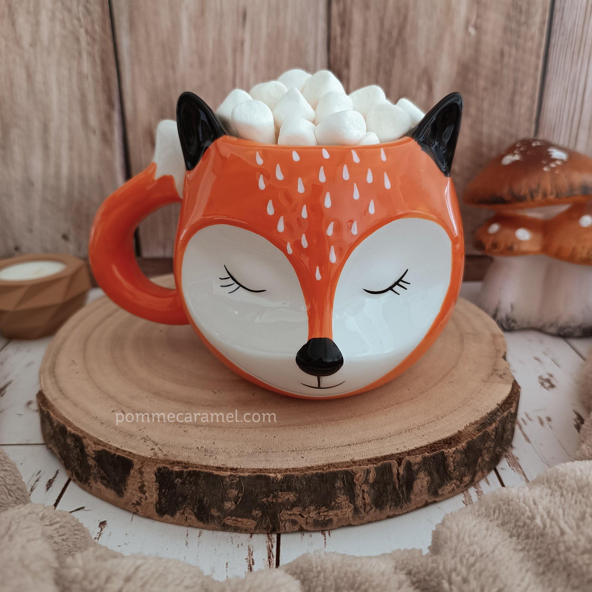 Mug Renard Orange et Oreilles Noires Winkee