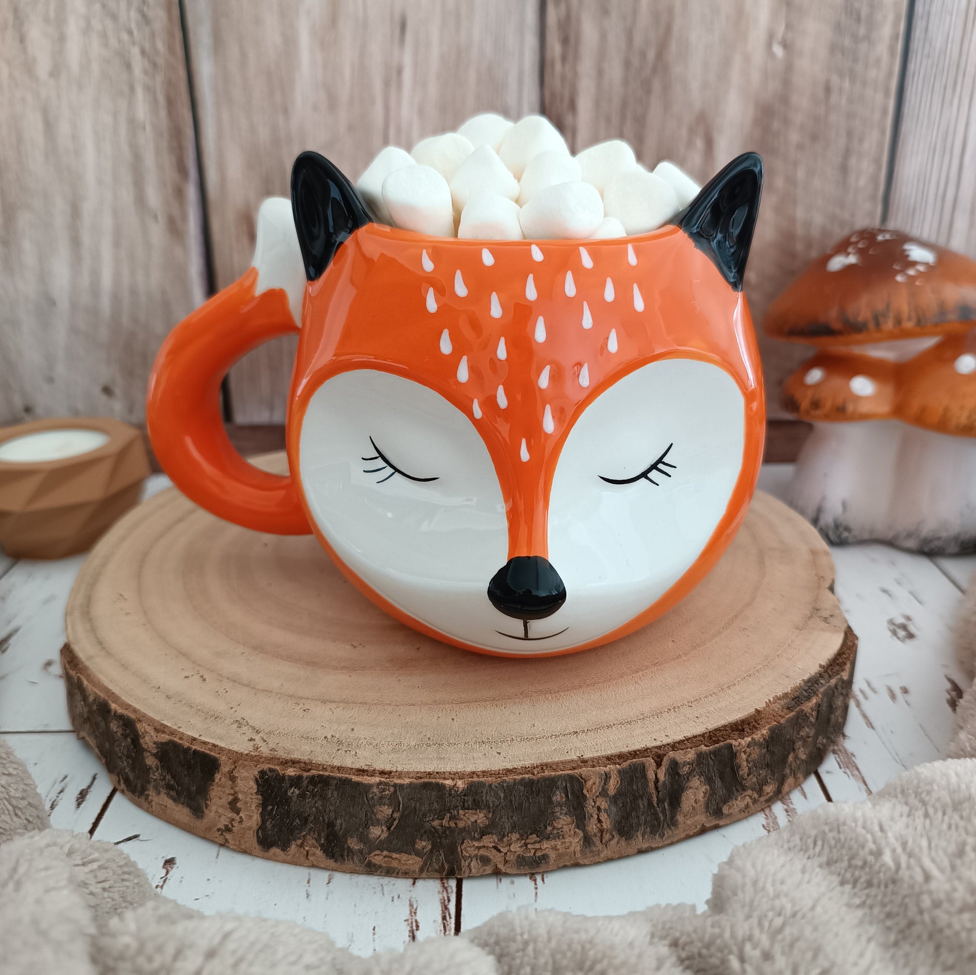 Mug Renard Orange et Oreilles Noires Winkee