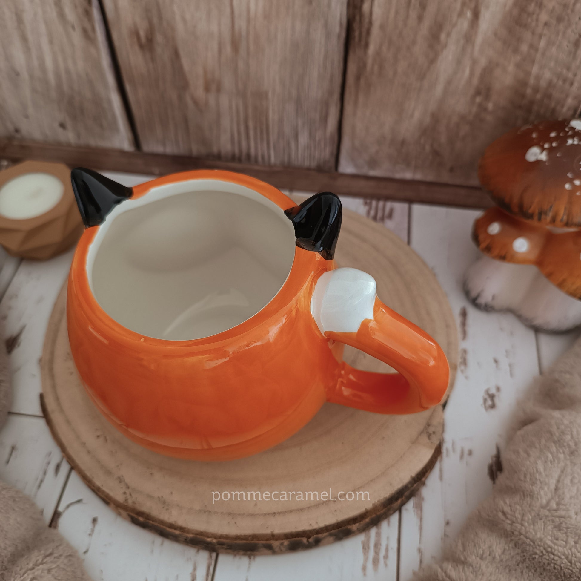 Mug Renard Orange et Oreilles Noires Winkee
