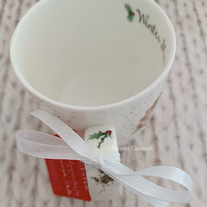 Wrendale Designs - Mug Souris Houx de Noël
