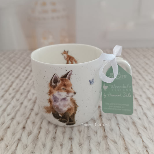 Wrendale Designs - Mug Renard Papillon