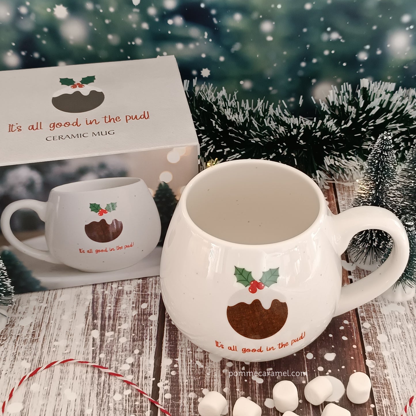 Mug Pudding de Noël Something Different Wholesale