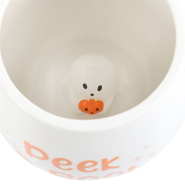 Tasse Ronde Blanche Fantôme 'Peek A Boo' Something Different Wholesale