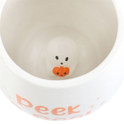 Tasse Ronde Blanche Fantôme 'Peek A Boo' Something Different Wholesale