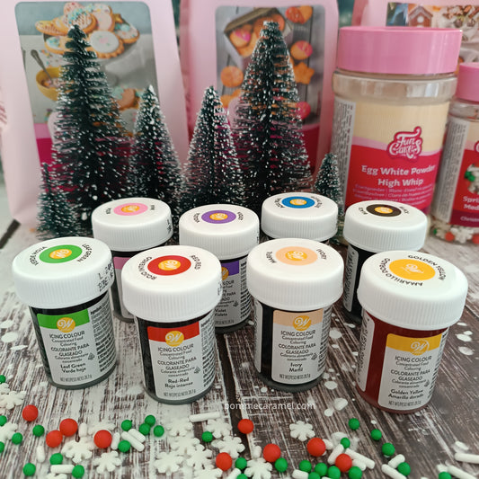 Pâtisserie - Wilton Couleurs de Glaçage - Set 8 x 28 g Funcakes